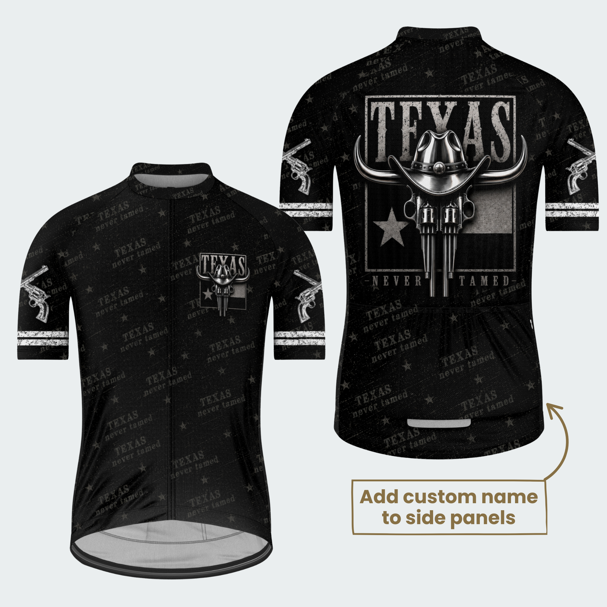 Men’s Personalized Texas Never Tamed Cycling Jersey & Kit