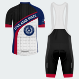 Men’s Personalized Lone Star State Seal Regular Fit Cycling Jersey & Kit