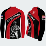 Men’s Personalized U.S. Veteran Proud Service Cycling Jersey & Kit