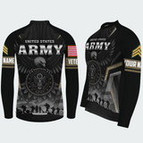 Men’s Personalized U.S. Army Veteran Eagle Seal Legacy Cycling Jersey & Kit