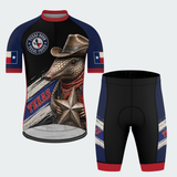 Men’s Personalized Texas Cowboy Armadillo Regular Fit Cycling Jersey & Kit