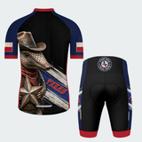 Men’s Personalized Texas Cowboy Armadillo Regular Fit Cycling Jersey & Kit