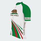 Men’s Personalized California Republic Heritage Bear Cycling Jersey & Kit