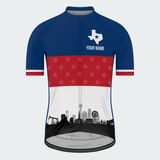 Men’s Texas City Skyline Stars Regular Fit Cycling Kit