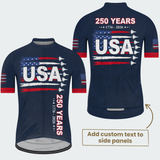 Men’s USA 250 Years Freedom Fighter Jets Cycling Jersey