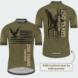 Men’s Veteran 250 Years of Freedom Military Cycling Jersey