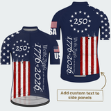 Men’s 250 Years of Freedom Patriotic Cycling Jersey