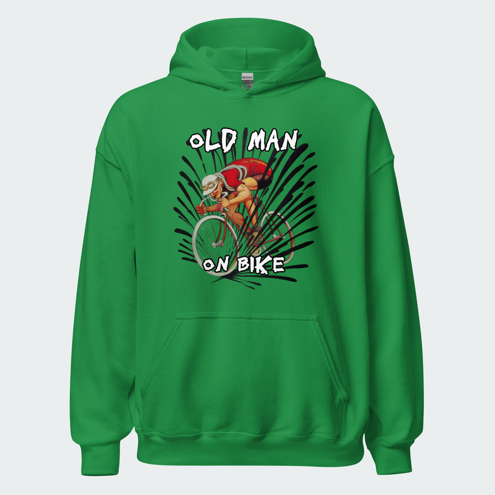 Men's Old Man On Bike Cycling Tops