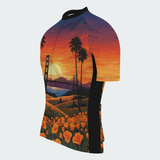 Men's Sunset California State Regular Fit Cycling Kit