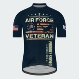 Men’s Air Force Veteran Proudly Served Cycling Jersey & Kit