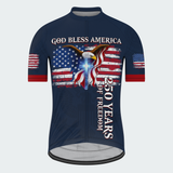 Men’s God Bless America 250 Years Freedom Cycling Jersey