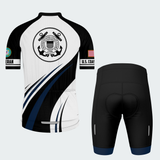 Men’s Personalized U.S. Coast Guard Proudly Served Cycling Jersey & Kit