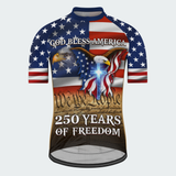 Men’s God Bless America 250 Years of Freedom Cycling Jersey & Kit