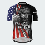 Men’s One Nation Under God Faith Tribute Regular Fit Cycling Kit
