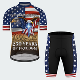 Men’s God Bless America 250 Years of Freedom Cycling Jersey & Kit