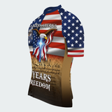 Men’s God Bless America 250 Years of Freedom Cycling Jersey & Kit