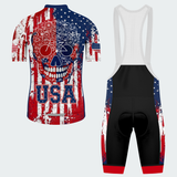 Men’s USA Bike Skull Identity Regular Fit Cycling Kit