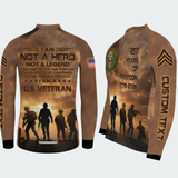 Men’s I Am Not a Hero US Veteran Cycling Jersey & Kit
