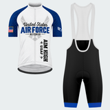 Men's Personalized U.S. Air Force Retired Crew Cycling Jersey & Kit — short sleeve bib shorts kit — featured image