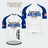 Men's Personalized U.S. Air Force Retired Crew Cycling Jersey & Kit — short sleeve jersey — featured image