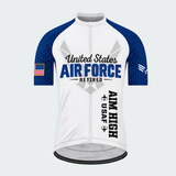 Men's Personalized U.S. Air Force Retired Crew Cycling Jersey & Kit — short sleeve jersey — image 02