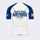 Men's Personalized U.S. Air Force Retired Crew Cycling Jersey & Kit — short sleeve jersey — image 03