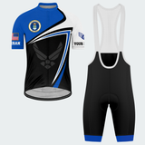 Men's Personalized United States Air Force Veteran Cycling Jersey & Kit — short sleeve bib shorts kit — featured image
