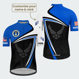 Men's Personalized United States Air Force Veteran Cycling Jersey & Kit — short sleeve jersey — featured image