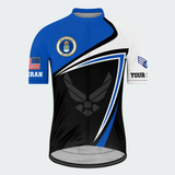 Men's Personalized United States Air Force Veteran Cycling Jersey & Kit — short sleeve jersey — image 02