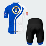 Men's Personalized United States Air Force Crest Cycling Jersey & Kit — short sleeve shorts kit — image 02