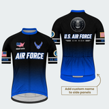 Men's Personalized U.S. Air Force Aim High Cycling Jersey & Kit — short sleeve jersey — featured image