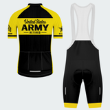 Men's Personalized United States Army Stripes Cycling Jersey & Kit — short sleeve bib shorts kit — image 02