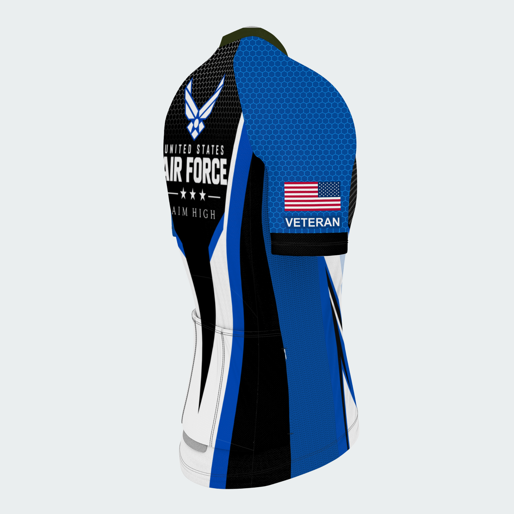 Men's Personalized United States Air Force Striker Cycling Jersey & Kit — short sleeve jersey — image 05