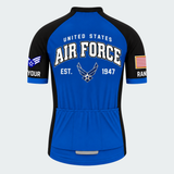 Men's Personalized United States Air Force Emblem Cycling Jersey & Kit — short sleeve jersey — image 03