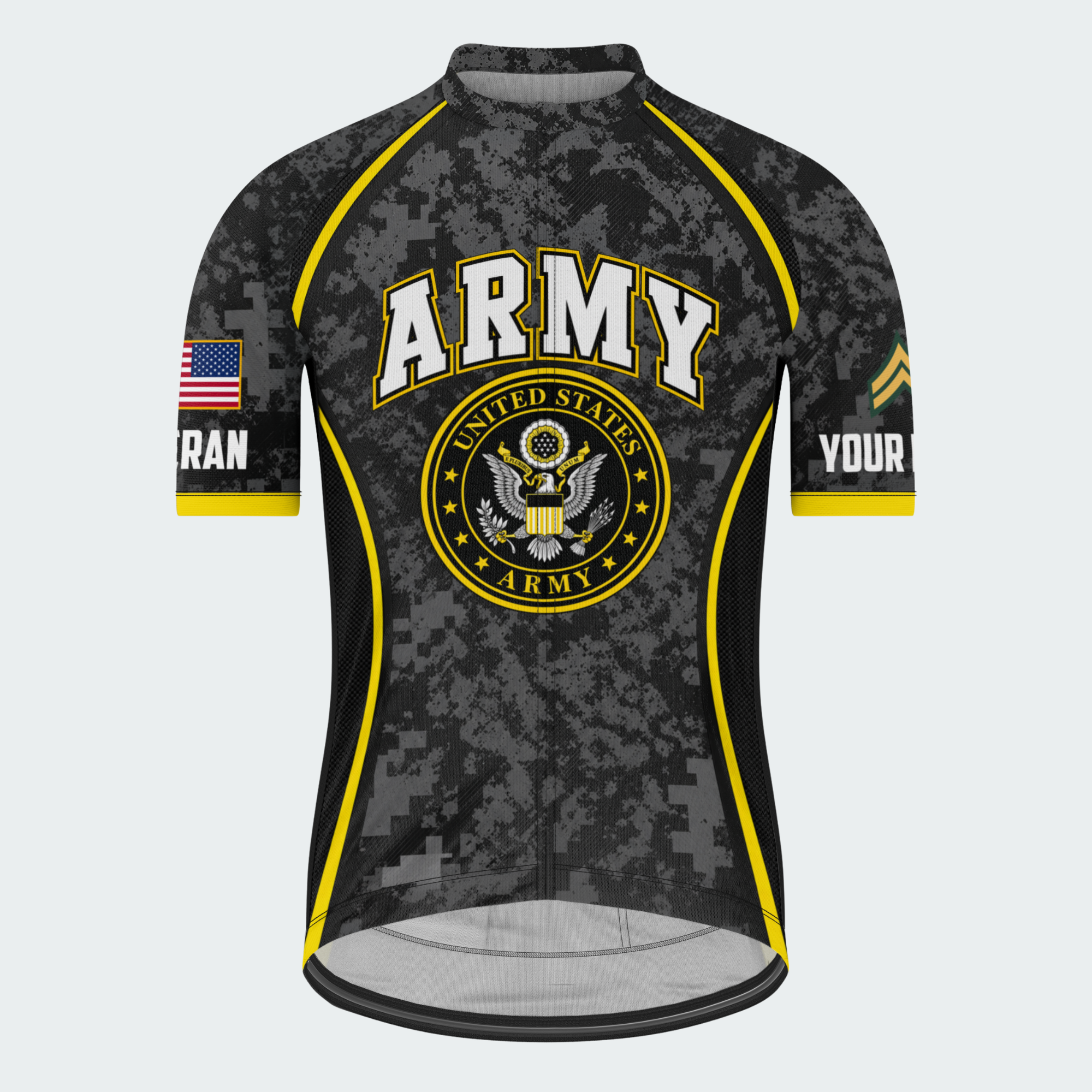 Men's Personalized U.S. Army Combat Star Cycling Jersey & Kit — short sleeve jersey — image 02