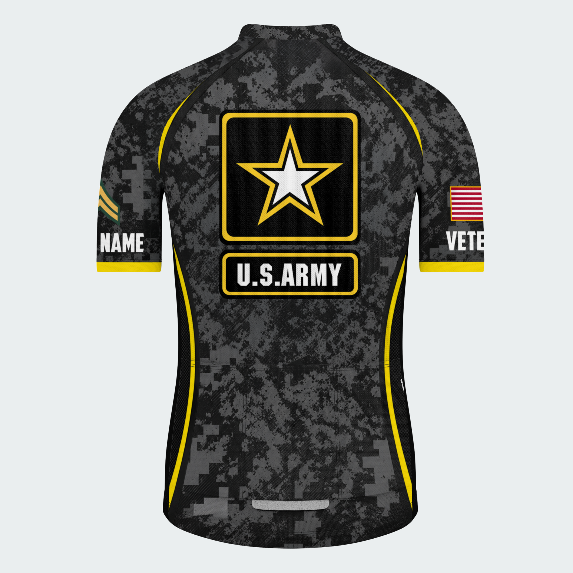 Men's Personalized U.S. Army Combat Star Cycling Jersey & Kit — short sleeve jersey — image 03