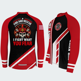Men's Personalized Fire and Rescue Guardian Cycling Jersey & Kit — long sleeve cycling kit — featured image