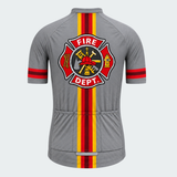 Men's Personalized Fire Dept. Rally Stripe Cycling Jersey & Kit — short sleeve jersey — image 03