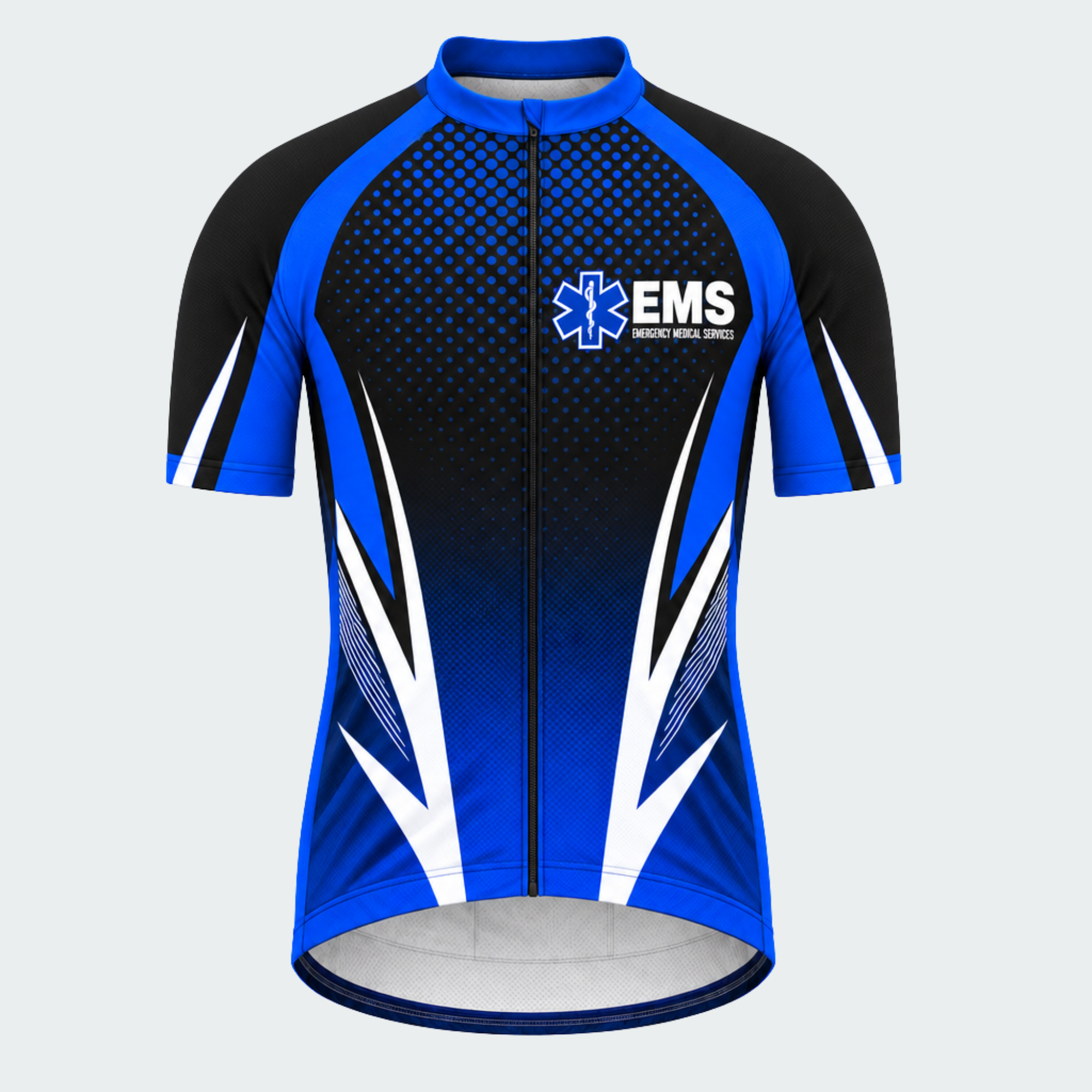 Men's Personalized EMS Star of Life Cycling Jersey & Kit — short sleeve jersey — image 02