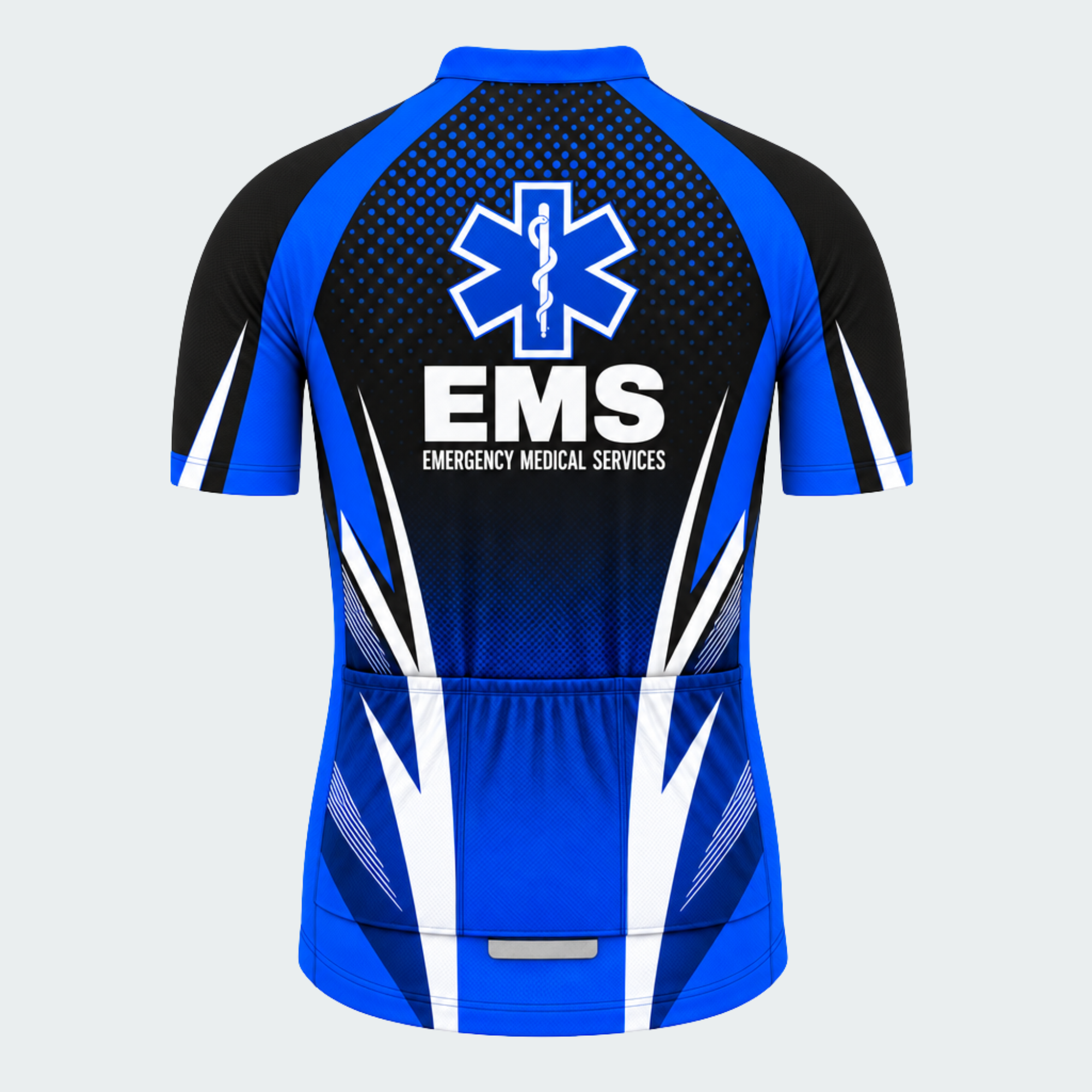 Men's Personalized EMS Star of Life Cycling Jersey & Kit — short sleeve jersey — image 03