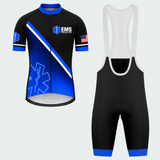 Men's Personalized EMS Response Stripe Cycling Jersey & Kit — short sleeve bib shorts kit — featured image
