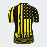 Men's Personalized U.S. Electrician Lightning Flag Cycling Jersey & Kit — short sleeve jersey — image 03