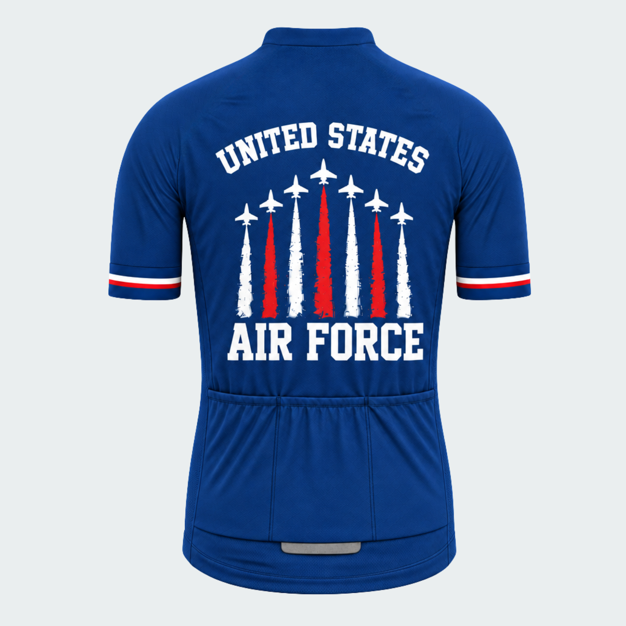 Men's Personalized U.S. Air Force Stars & Jets Cycling Jersey & Kit — short sleeve jersey — image 03