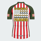 Men's Personalized So God Made A Farmer Cycling Jersey & Kit — short sleeve jersey — image 03