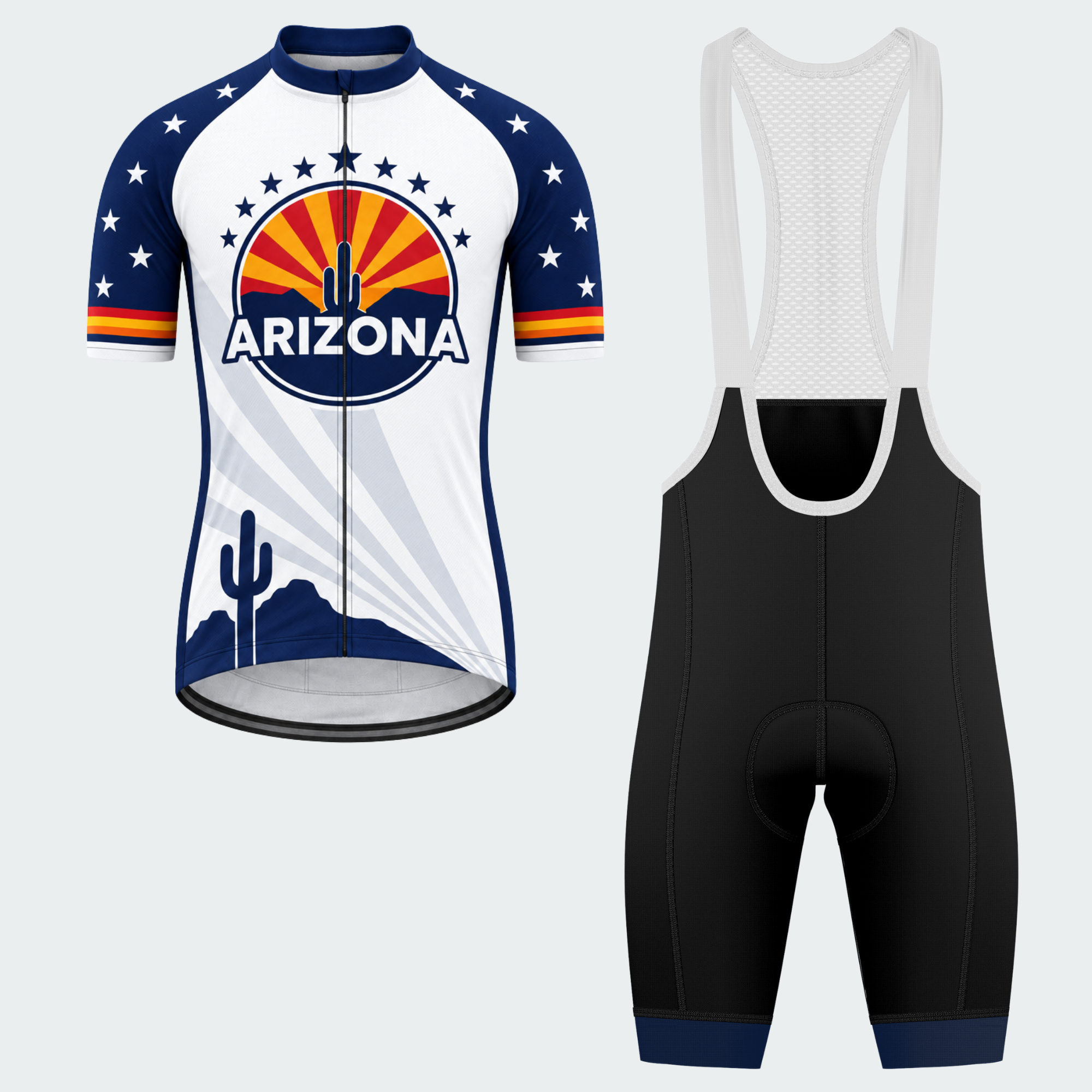 Men's Personalized Arizona Desert Sunrise Cycling Jersey & Kit — short sleeve bib shorts kit — featured image