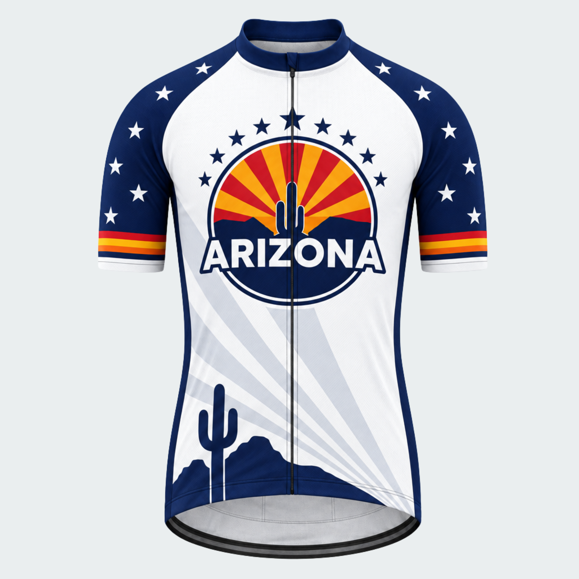 Men's Personalized Arizona Desert Sunrise Cycling Jersey & Kit — short sleeve jersey — image 02