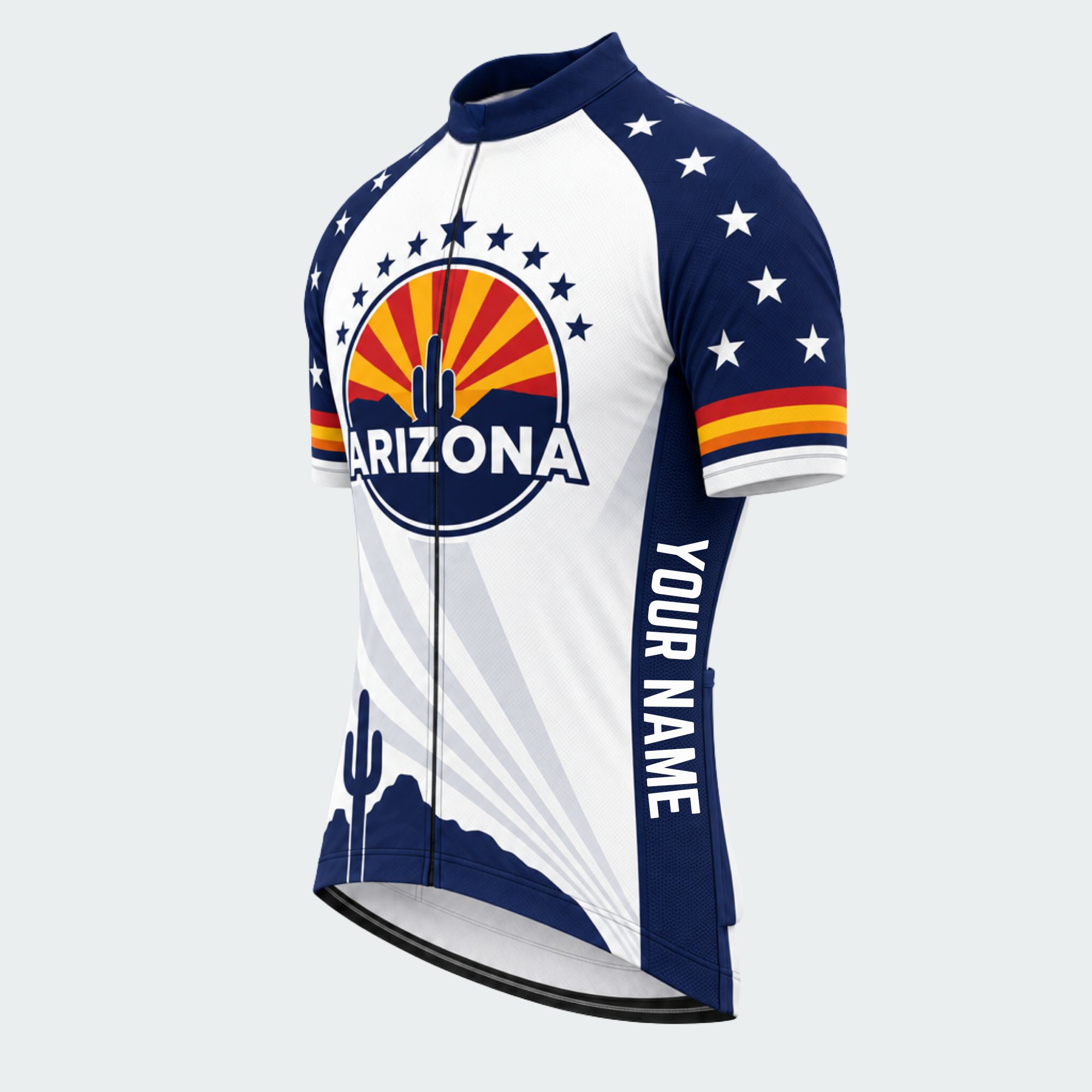 Men's Personalized Arizona Desert Sunrise Cycling Jersey & Kit — short sleeve jersey — image 04