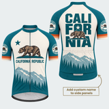Men's Personalized California Republic Mountain Cycling Jersey & Kit — short sleeve jersey — featured image