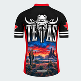 Men's Personalized Texas Longhorn Sunset Cycling Jersey & Kit — short sleeve jersey — image 03