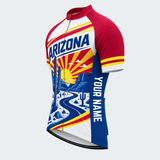 Men's Personalized Arizona Saguaro Sunrise Cycling Jersey & Kit — short sleeve jersey — image 04